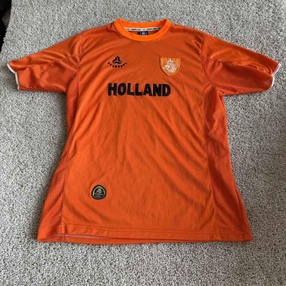Netherlands National Team Jersey Mens XL Orange Soccer Evercool Sport Holland